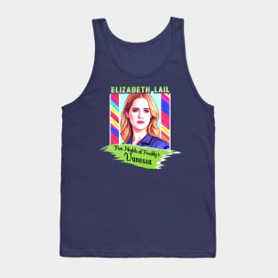 five nights at freddy's movie 2023 Elizabeth Lail as Vanessa graphic design Tank Top